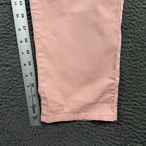 PT01 Pants Mens 34x36 Pink Slim Fit Stretch Chinos Preppy Made in Italy - Picture 12 of 14